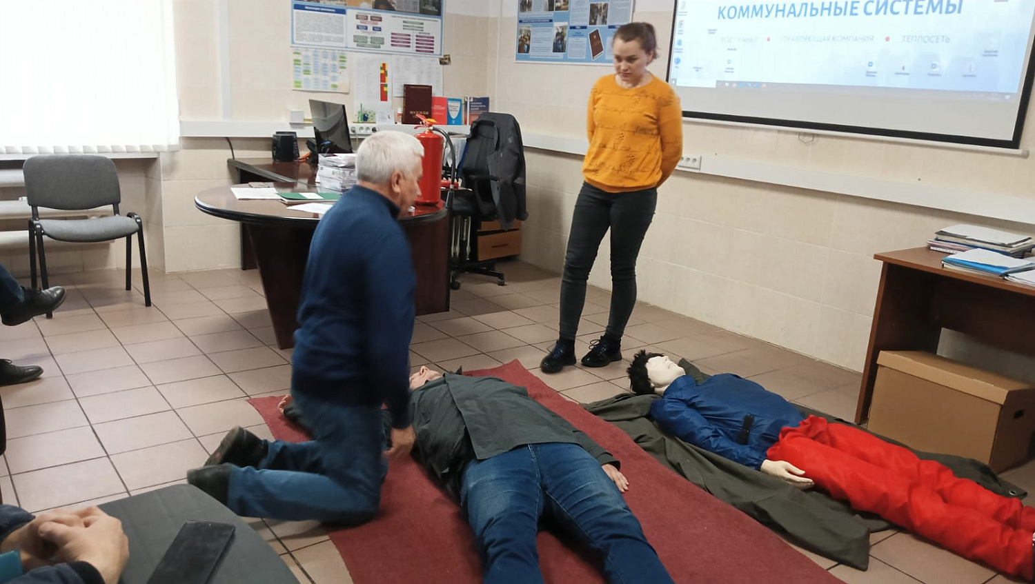 Занятия по пожарной безопасности с работниками